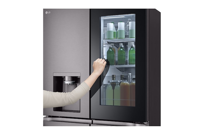 LG 642L French Door Fridge with InstaView™, GF-V700BSLC