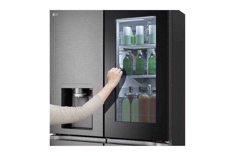LG 642L French Door Fridge with InstaView™, GF-V700BSLC