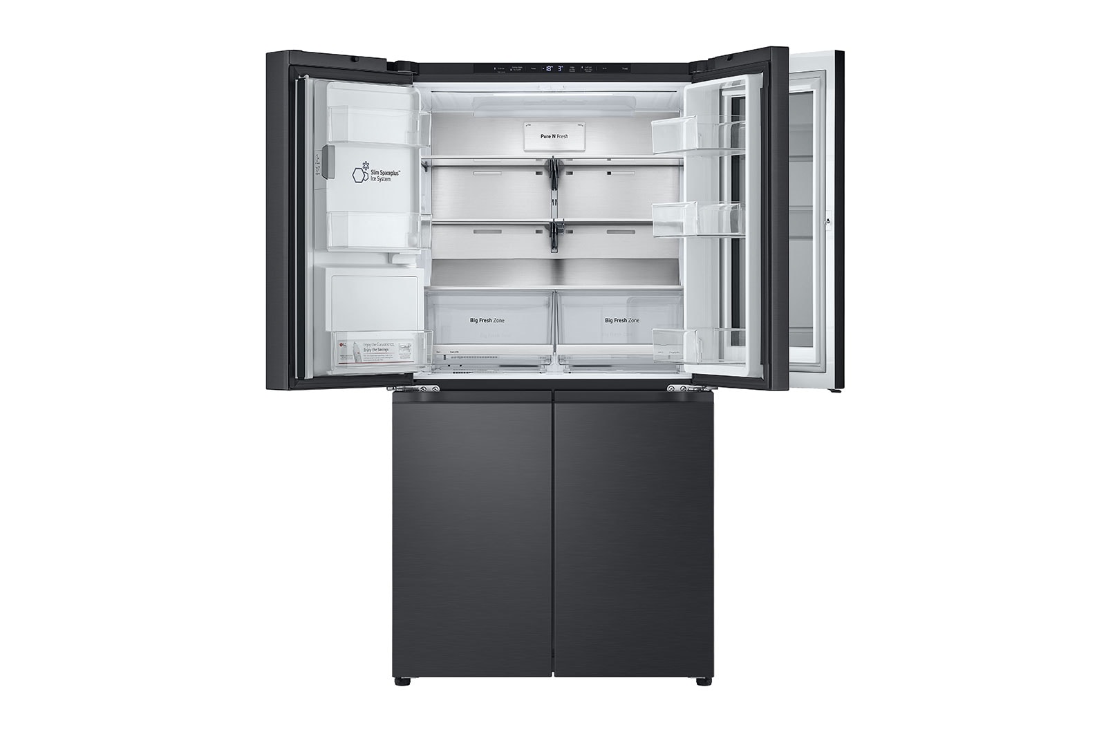 LG 642L French Door Fridge with Craft Ice™ , GF-V700MBLC