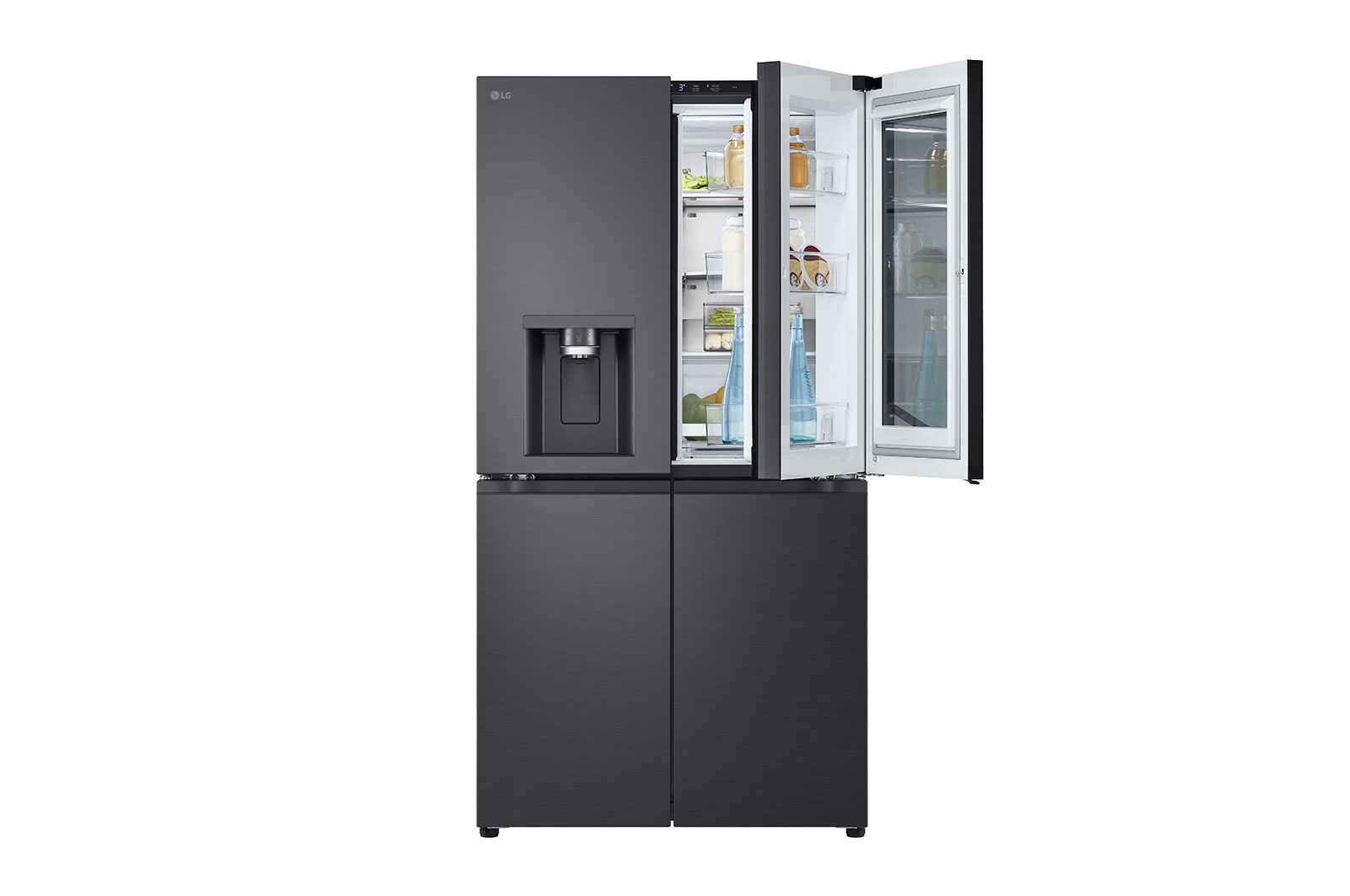 LG 642L French Door Fridge with Craft Ice™ , GF-V700MBLC