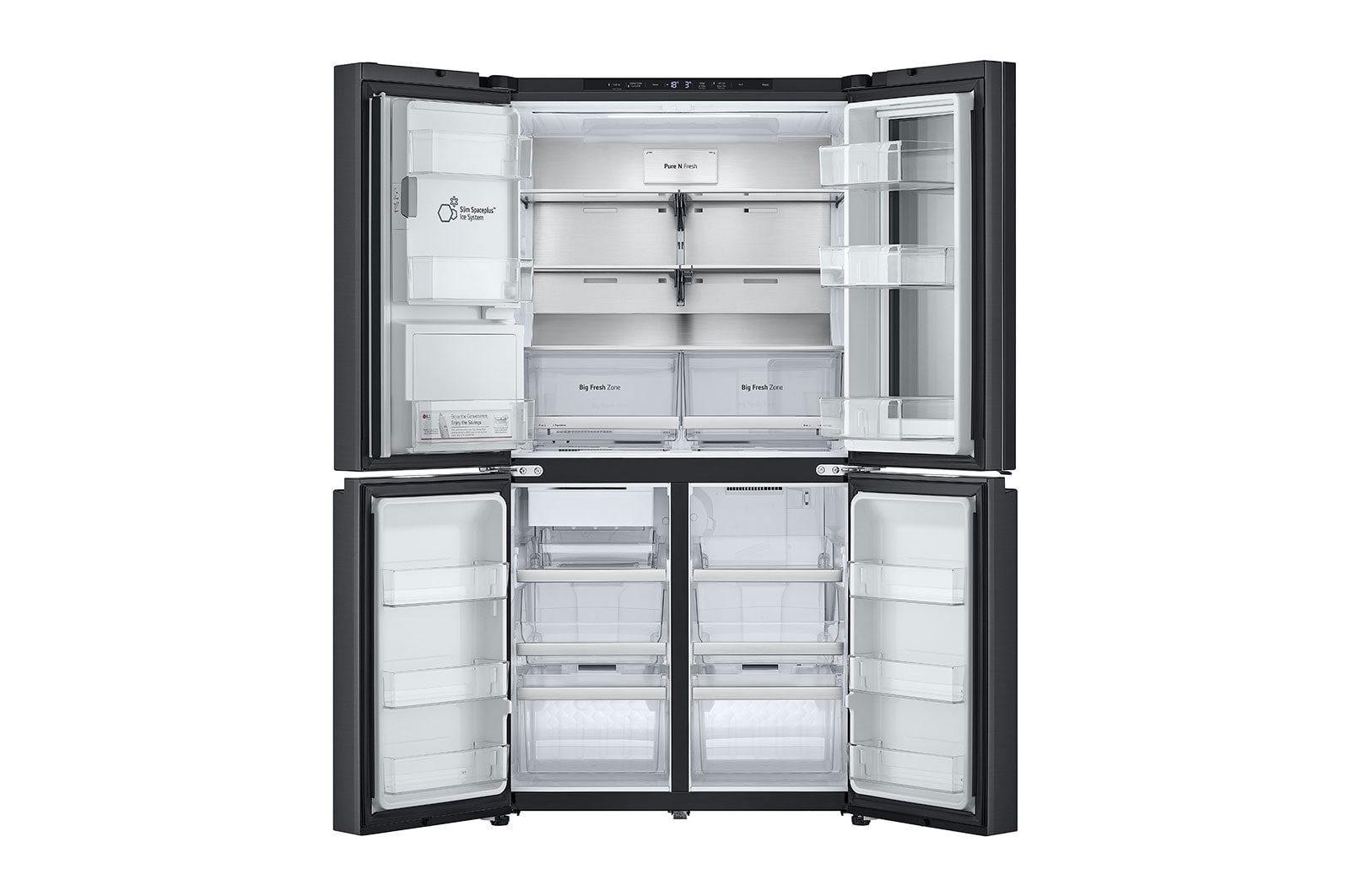 LG 642L French Door Fridge with Craft Ice™ , GF-V700MBLC