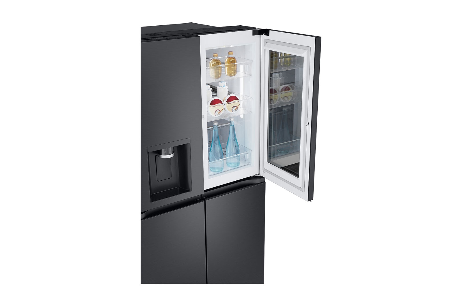 LG 642L French Door Fridge with Craft Ice™ , GF-V700MBLC