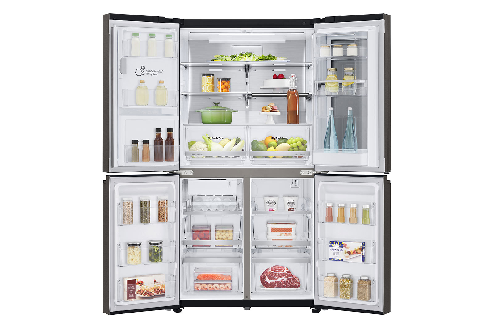 LG 637L French Door Fridge with Craft Ice™ , GF-V706BSLC