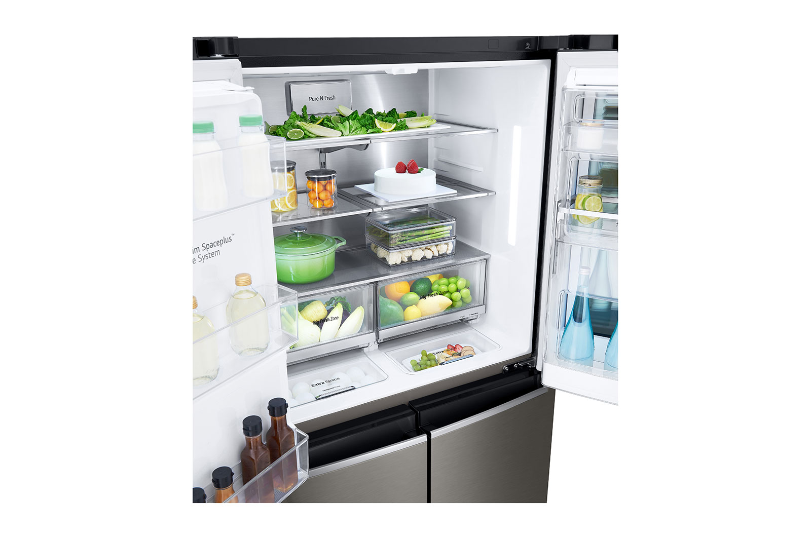 LG 637L French Door Fridge with Craft Ice™ , GF-V706BSLC