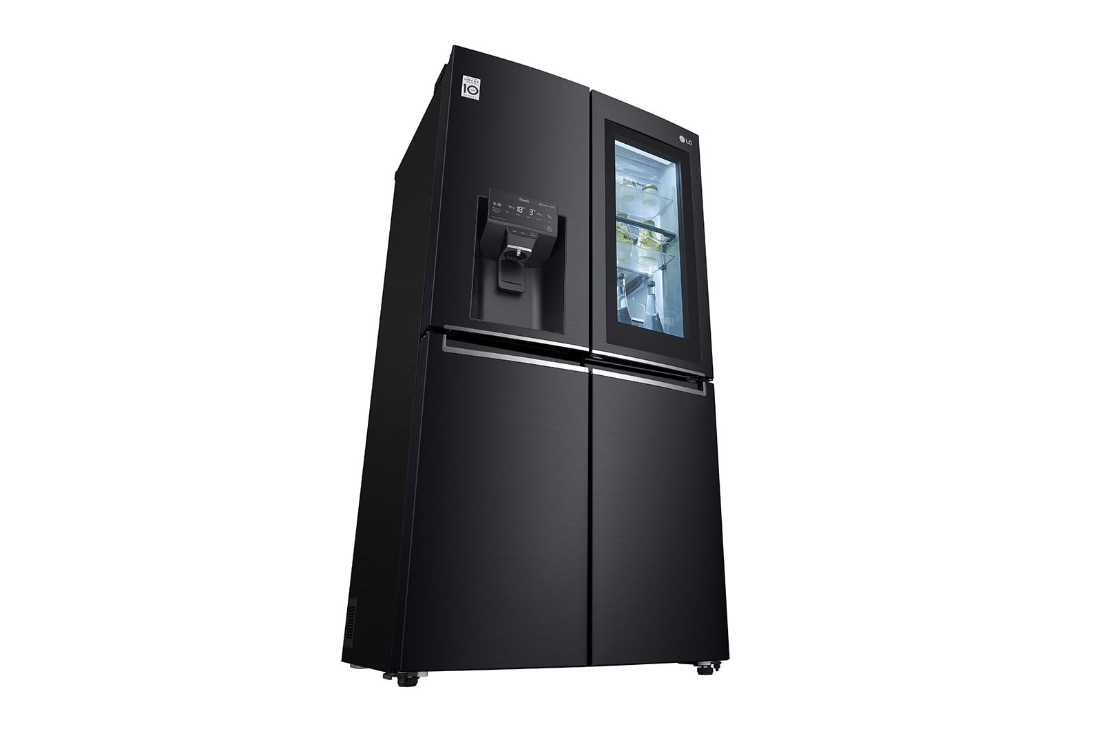 LG 637L French Door Fridge in Matte Black Finish, GF-V706MBLC