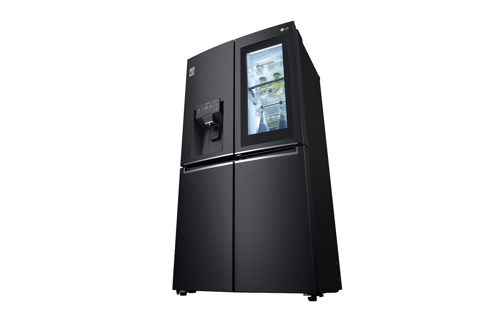 LG 637L French Door Fridge in Matte Black Finish, GF-V706MBLC