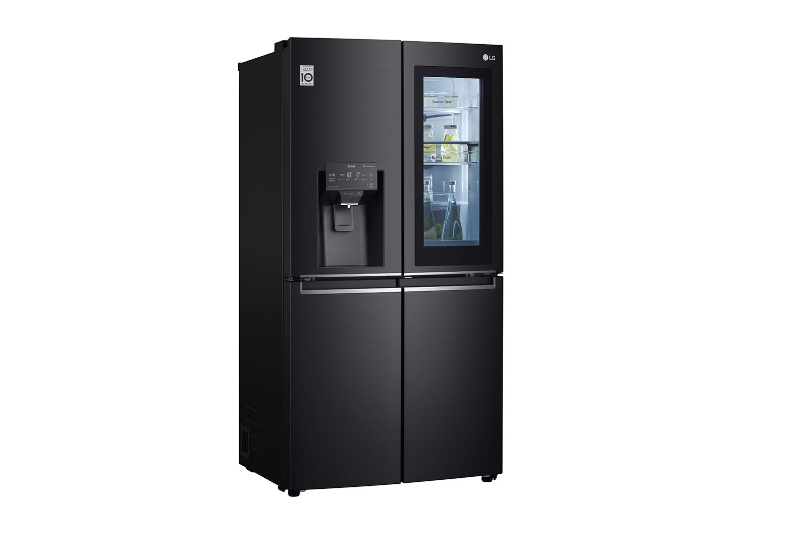 LG 637L French Door Fridge in Matte Black Finish, GF-V706MBLC