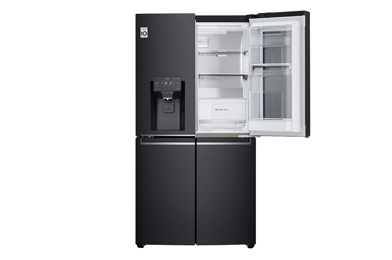 LG 637L French Door Fridge in Matte Black Finish, GF-V706MBLC