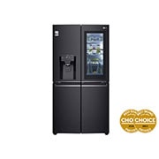 LG 637L French Door Fridge in Matte Black Finish, GF-V706MBLC