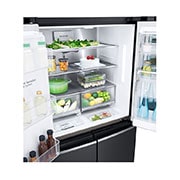 LG 637L French Door Fridge in Matte Black Finish, GF-V706MBLC