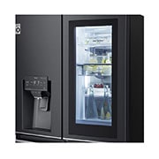 LG 637L French Door Fridge in Matte Black Finish, GF-V706MBLC