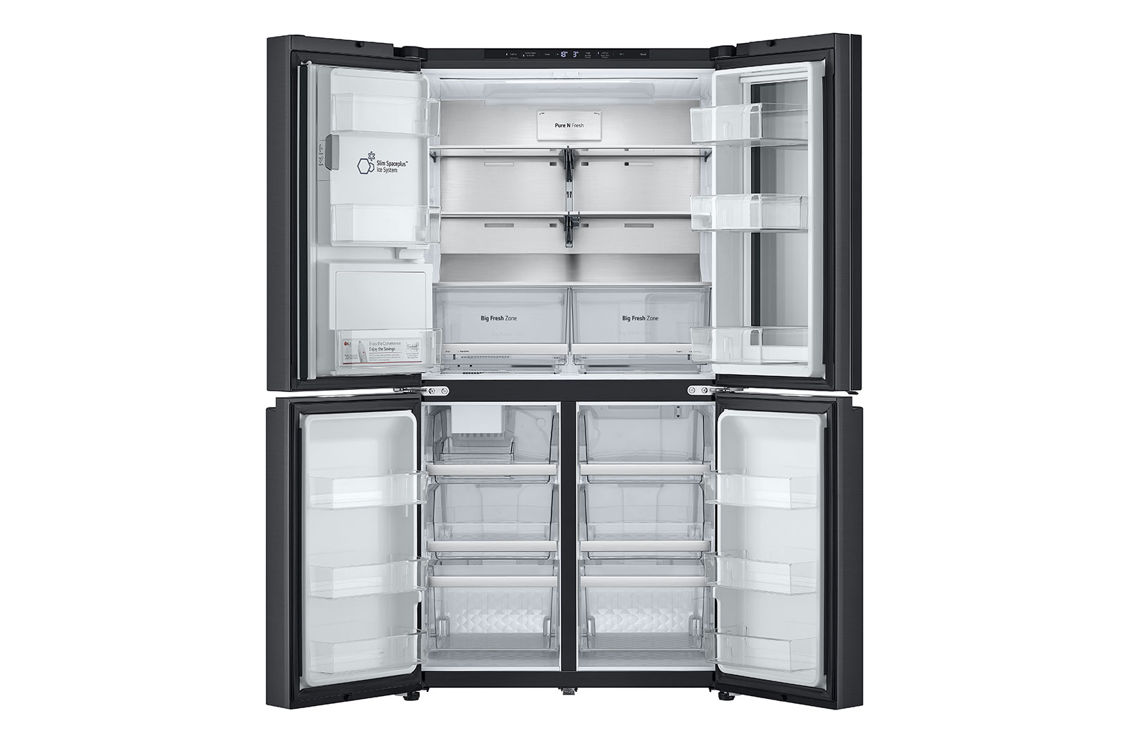 LG 847L French Door Fridge with Craft Ice™ , GF-V900MBLC