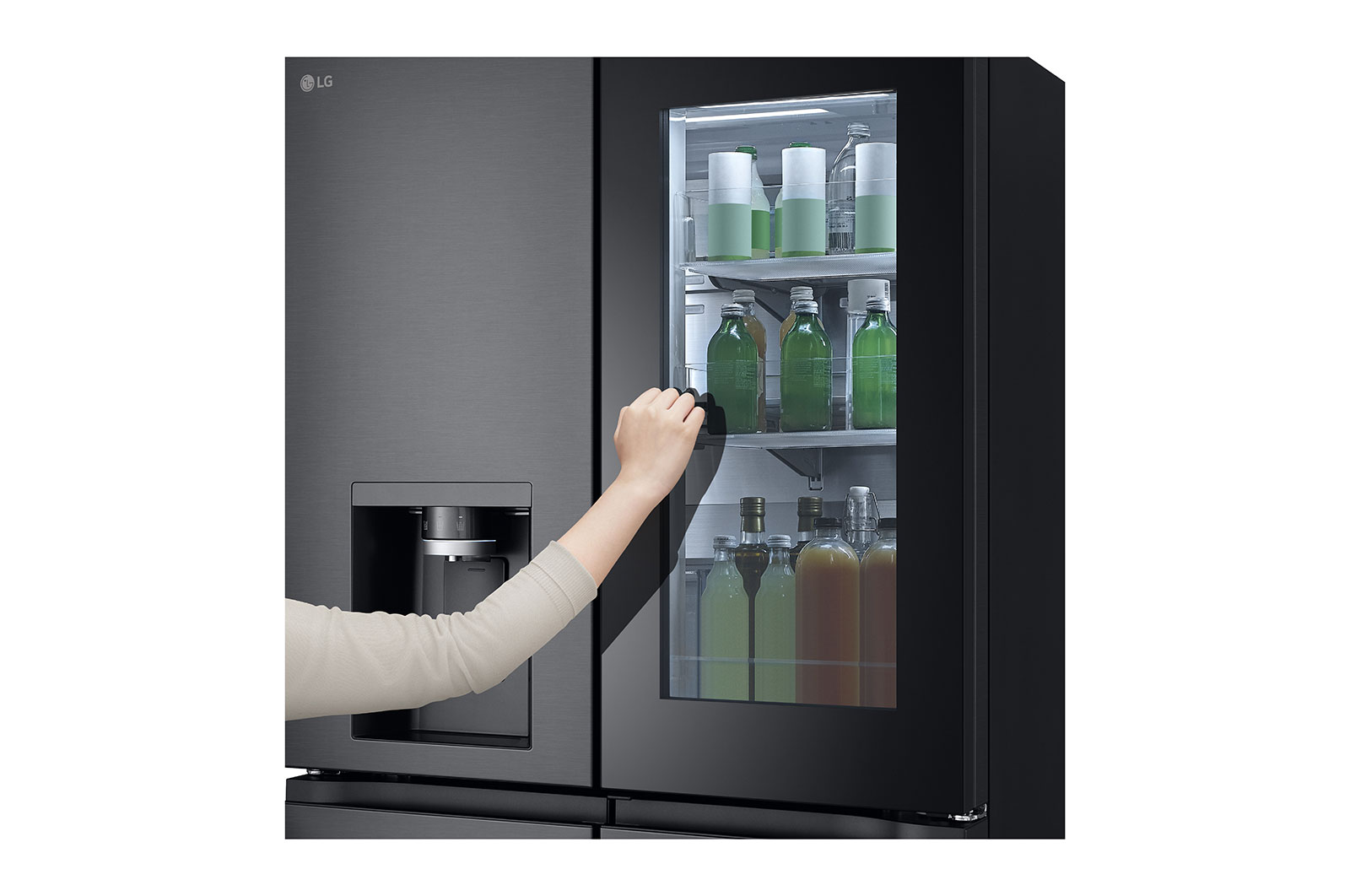 LG 847L French Door Fridge with Craft Ice™ , GF-V900MBLC