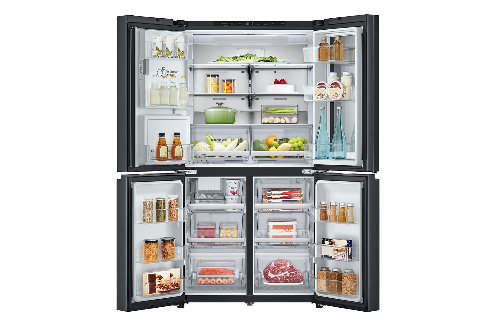 LG 847L French Door Fridge with Craft Ice™ , GF-V900MBLC