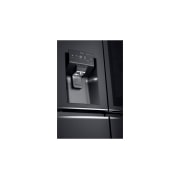 LG 852L French Door Fridge, with InstaView Door-In-Door®, in Matte Black finish, GF-V910MBL