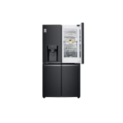 LG 852L French Door Fridge, with InstaView Door-In-Door®, in Matte Black finish, GF-V910MBL