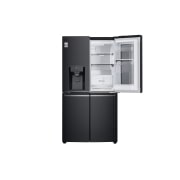LG 852L French Door Fridge, with InstaView Door-In-Door®, in Matte Black finish, GF-V910MBL