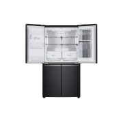 LG 852L French Door Fridge, with InstaView Door-In-Door®, in Matte Black finish, GF-V910MBL