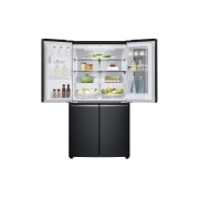 LG 852L French Door Fridge, with InstaView Door-In-Door®, in Matte Black finish, GF-V910MBL