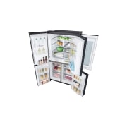 LG 852L French Door Fridge, with InstaView Door-In-Door®, in Matte Black finish, GF-V910MBL