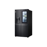 LG 852L French Door Fridge, with InstaView Door-In-Door®, in Matte Black finish, GF-V910MBL