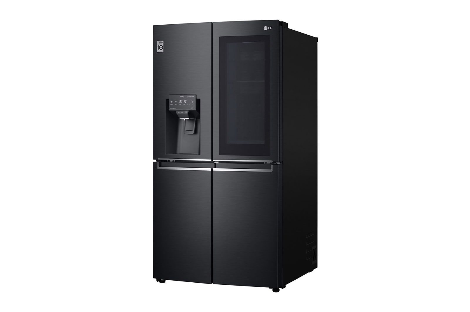 LG 847L French Door Fridge in Matte Black Finish, GF-V910MBLC