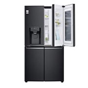 LG 847L French Door Fridge in Matte Black Finish, GF-V910MBLC