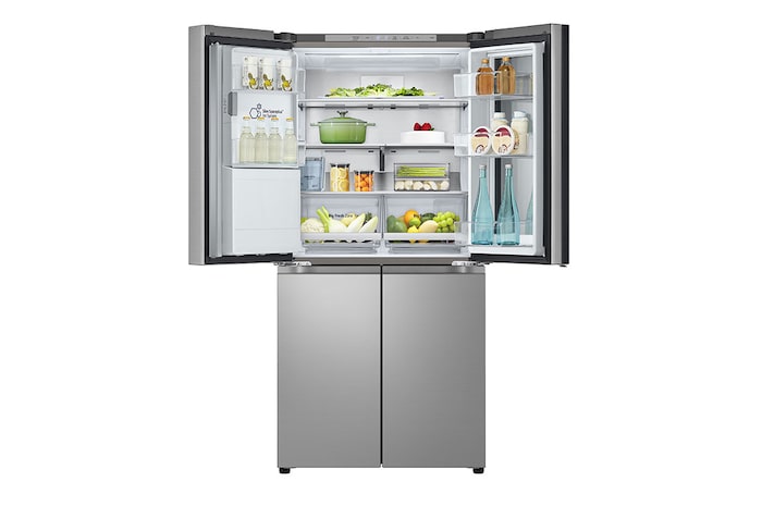 LG 508L Slim French Door Fridge with InstaView™, GF-VN500PL