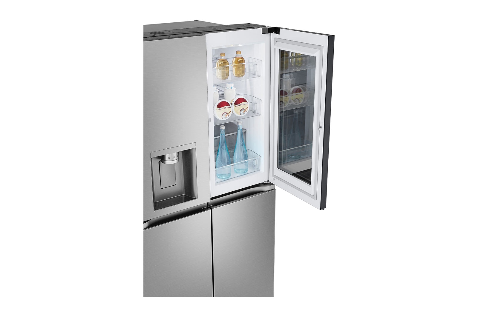 LG 508L Slim French Door Fridge with InstaView®, GF-VN500PL