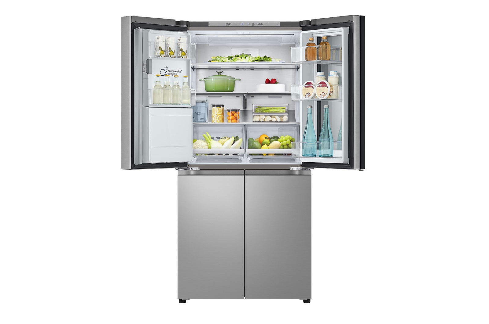 LG 508L Slim French Door Fridge with InstaView®, GF-VN500PL