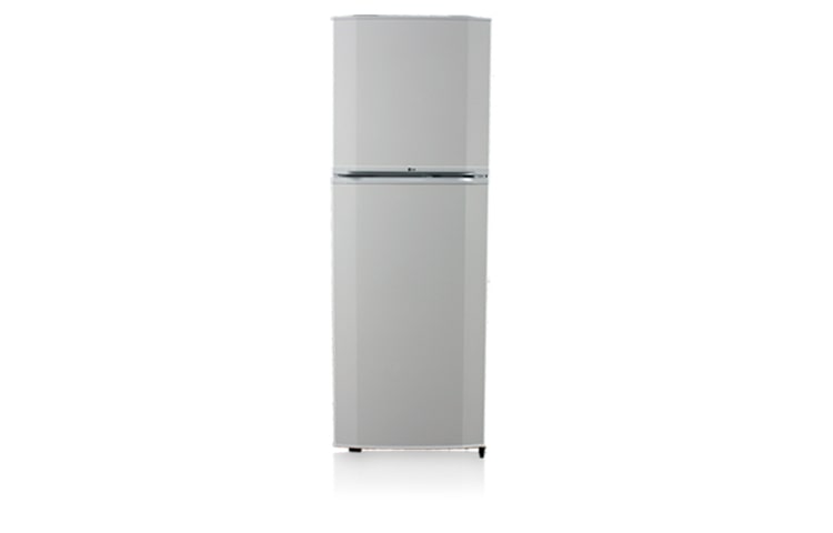 Front view of 234L White Top Mount Fridge with Moisture Balance Crisper GN-234VW
