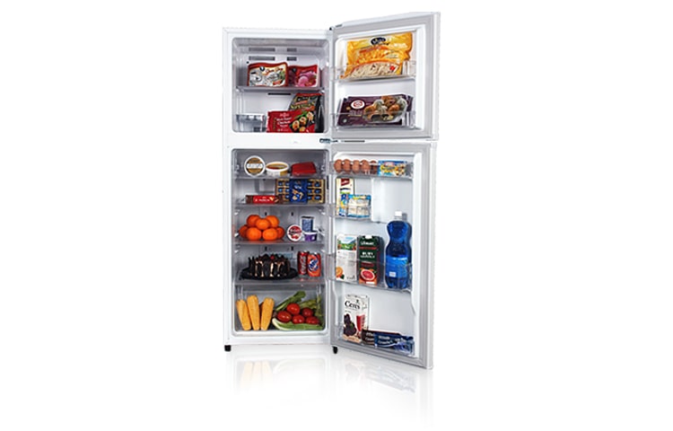 LG 234L White Top Mount Fridge with Moisture Balance Crisper, GN-234VW