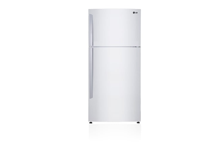 Front view of 515L White Top Mount Refrigerator GN-515GW