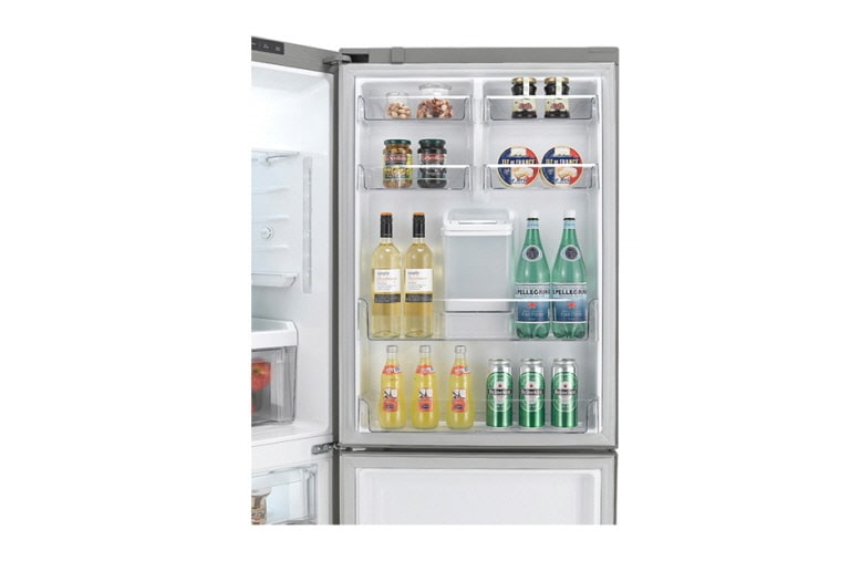 LG 450L Bottom Mount Refrigerator with 4 Star Energy Rating, GN-W450USL