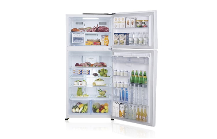 LG 515L White Top Mount Refrigerator with Water Dispenser, GN-W515GW