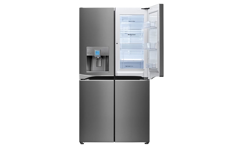 LG 906L Door-In-Door® French Door Fridge With Triple Filtered Ice & Water, GP-5D906BSL