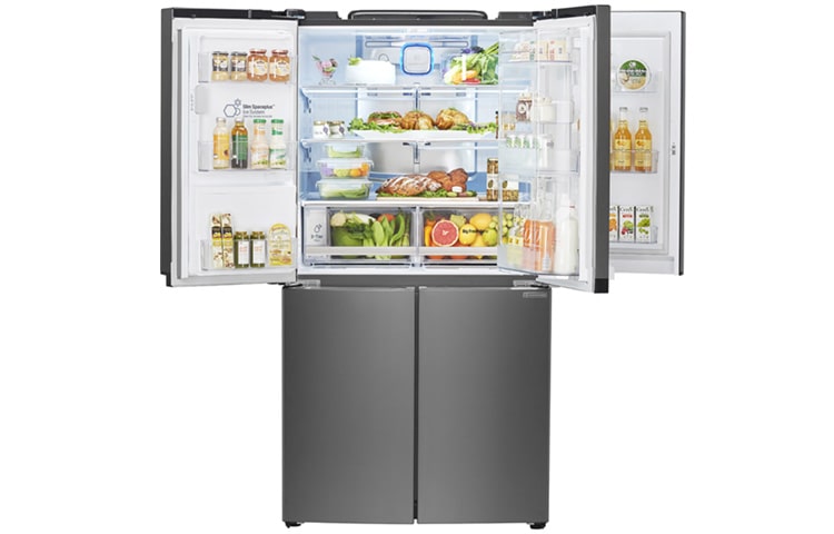 LG 906L Door-In-Door® French Door Fridge With Triple Filtered Ice & Water, GP-5D906BSL