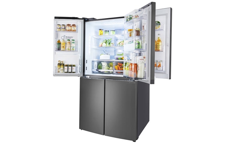 LG 906L Door-In-Door® French Door Fridge With Triple Filtered Ice & Water, GP-5D906BSL