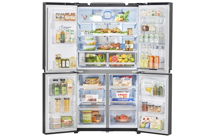 LG 906L Door-In-Door® French Door Fridge With Triple Filtered Ice & Water, GP-5D906BSL