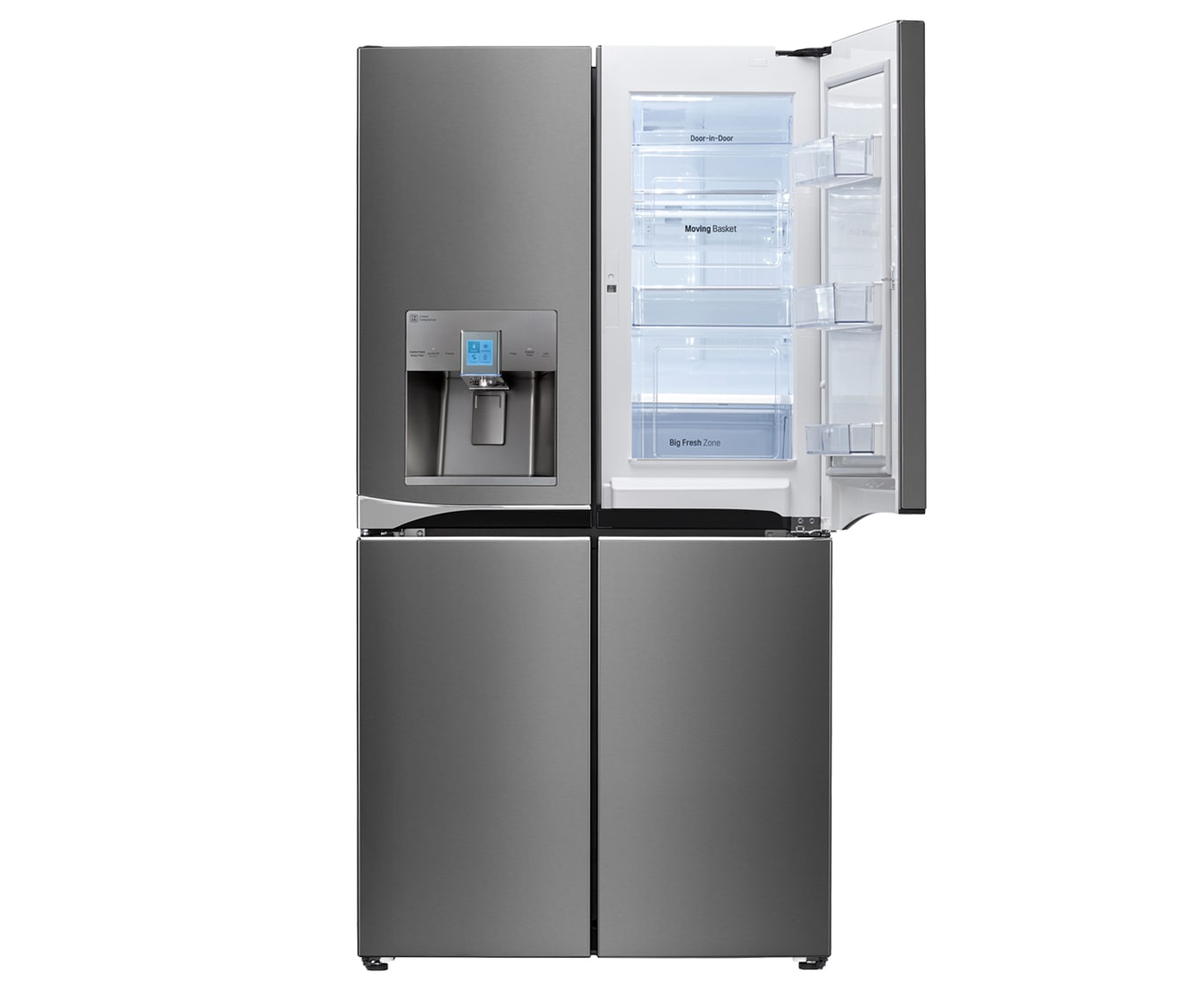 LG 906L Door-In-Door® French Door Fridge With Triple Filtered Ice & Water, GP-5D906BSL