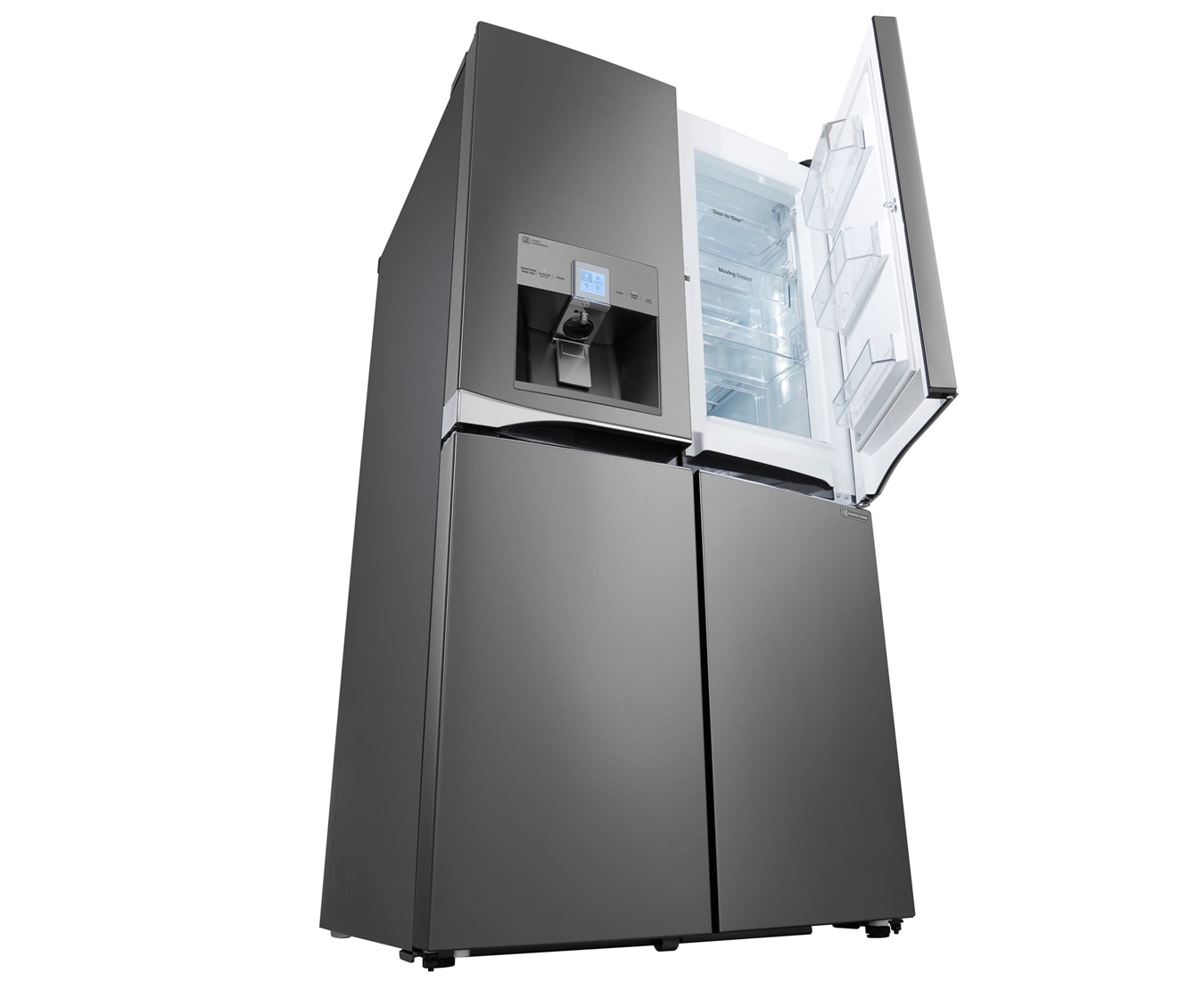 LG 906L Door-In-Door® French Door Fridge With Triple Filtered Ice & Water, GP-5D906BSL