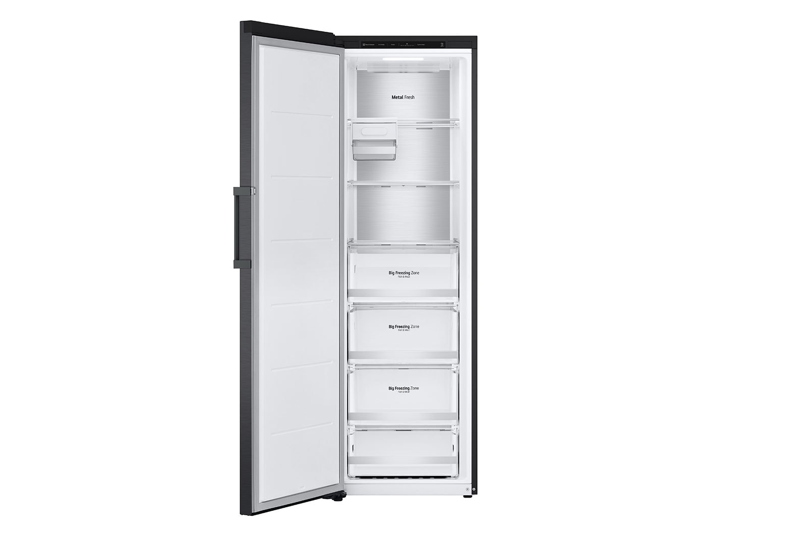 LG 324L Pigeon Pair Freezer - Matte Black Finish, GP-F324MBL