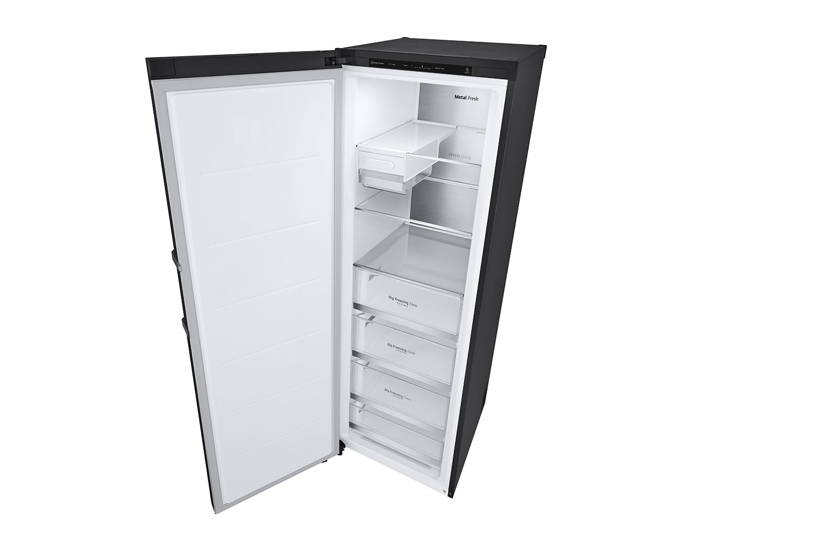 LG 324L Pigeon Pair Freezer - Matte Black Finish, GP-F324MBL