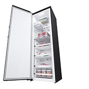 LG 324L Pigeon Pair Freezer - Matte Black Finish, GP-F324MBL