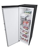 LG 324L Pigeon Pair Freezer - Matte Black Finish, GP-F324MBL