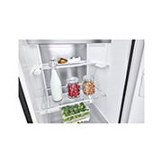 LG 386L Pigeon Pair Fridge - Matte Black Finish, GP-R386MBL