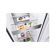 LG 386L Pigeon Pair Fridge - Matte Black Finish, GP-R386MBL