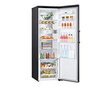 LG 386L Pigeon Pair Fridge - Matte Black Finish, GP-R386MBL