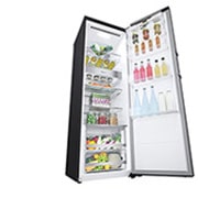 LG 386L Pigeon Pair Fridge - Matte Black Finish, GP-R386MBL