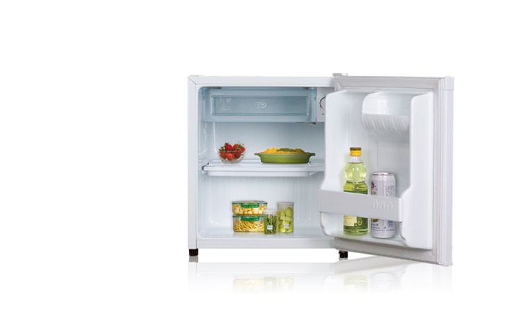 LG 48L White Rounded-edge Door Design Bar Fridge, GR-051SW